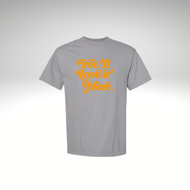 You'll Love it Here. Orange + Gray